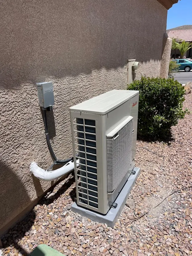 Residential air conditioning condenser unit in Fair Oaks